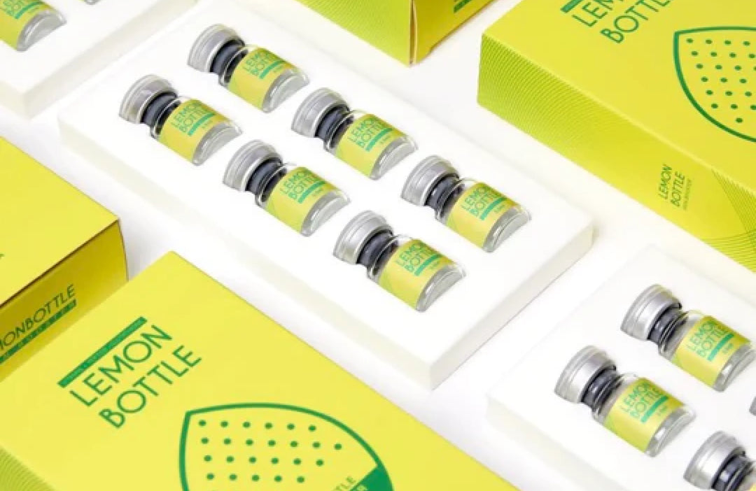 Microneedling mit Lemon Bottle Skin Booster zur Hautverjüngung . Lemon Bottle Fat Dissolving zur gezielten Fettreduktion im PDB Aesthetic Room Wiesbaden

