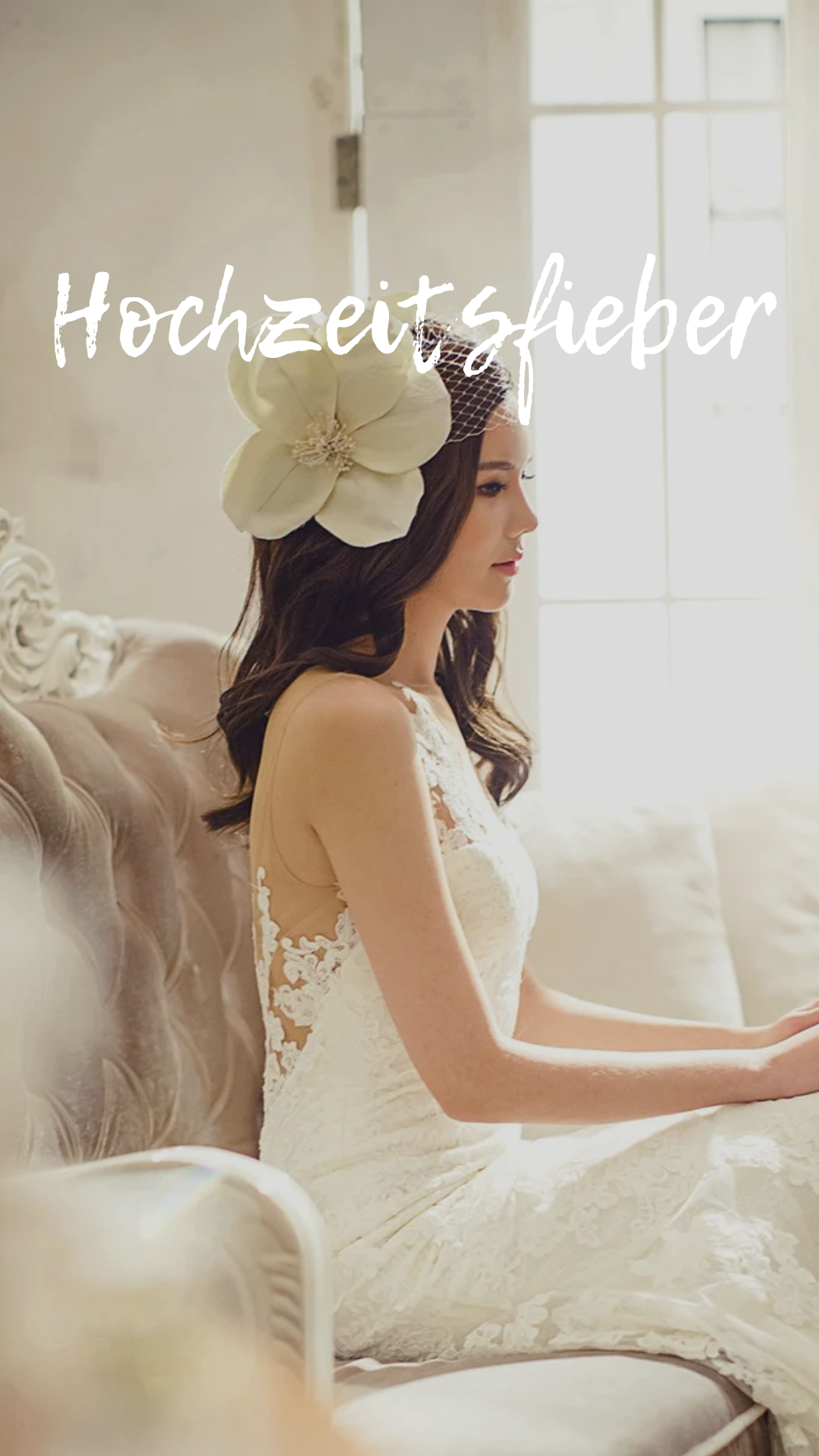 Braut im Hochzeitskleid – PDB Bridal Glow Hautvorbereitung Wiesbaden