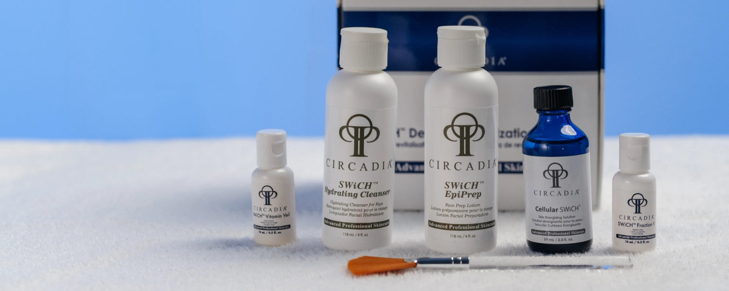 Circadia SWiCH Produkte für die professionelle Behandlung im PDB Aesthetic Room Wiesbaden