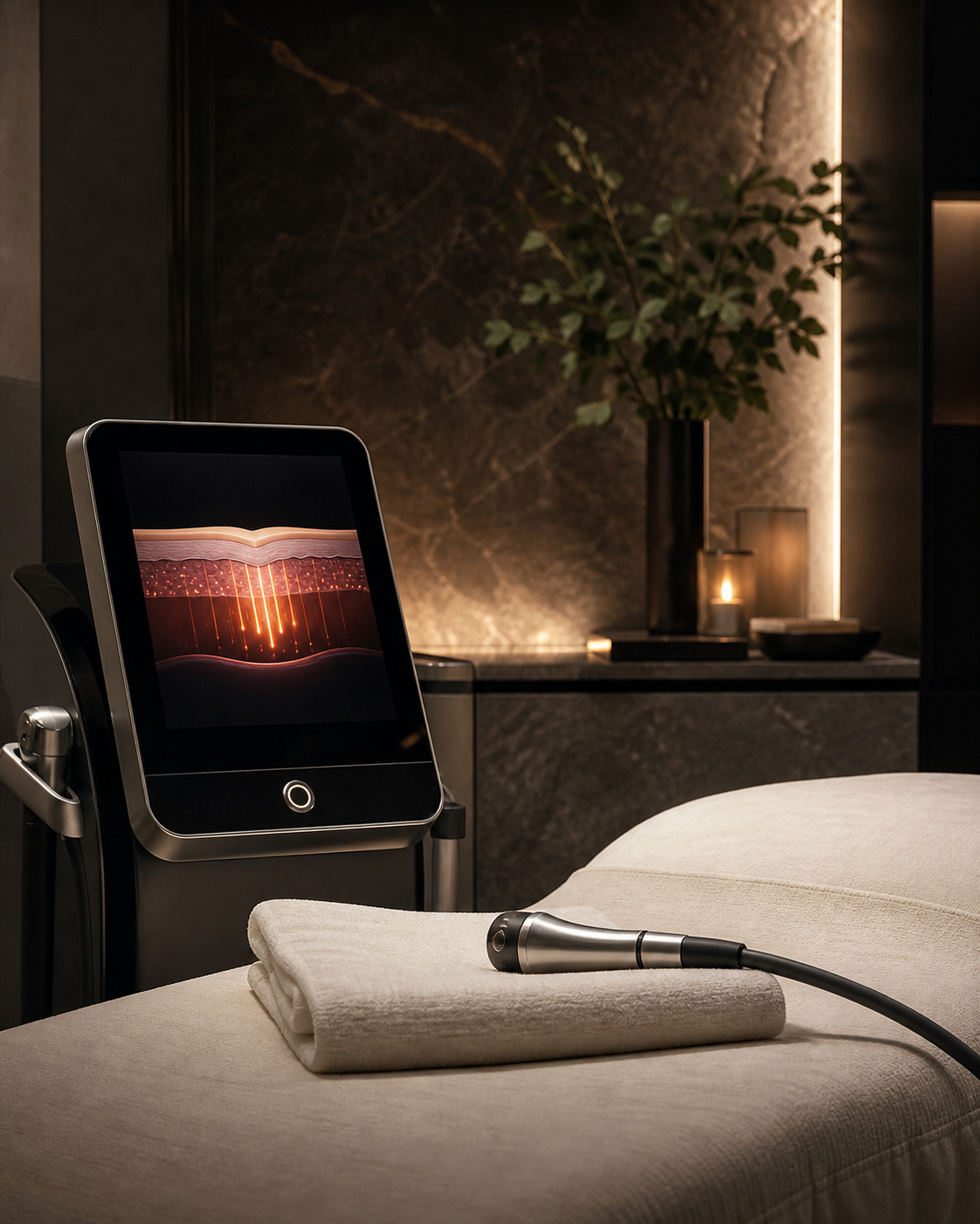 RF-Microneedling Behandlung im PDB Aesthetic Room Wiesbaden