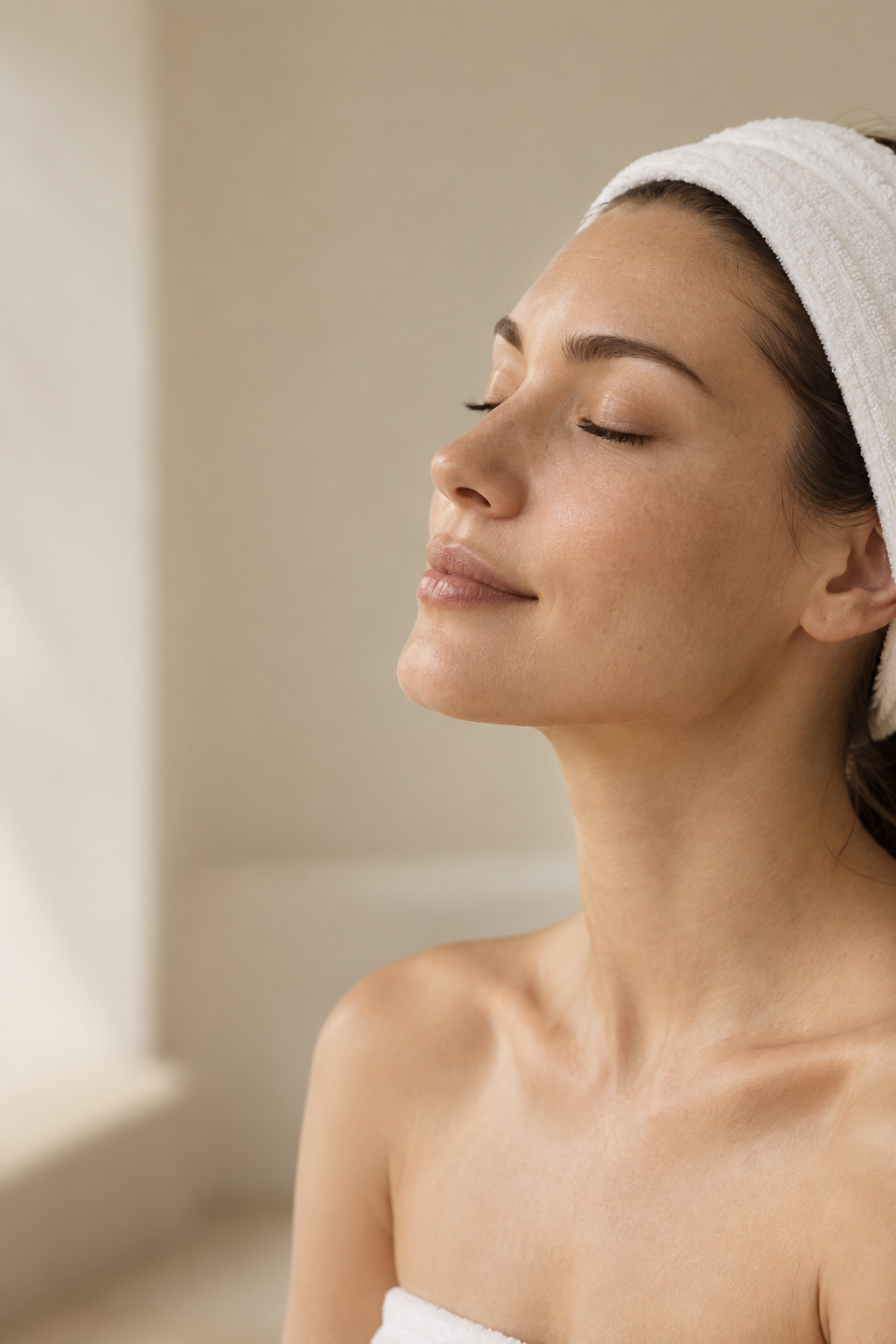 Ruhiges Hautpflege-Motiv zur RedTouch PRO Hautverjüngung im PDB Aesthetic Room Wiesbaden